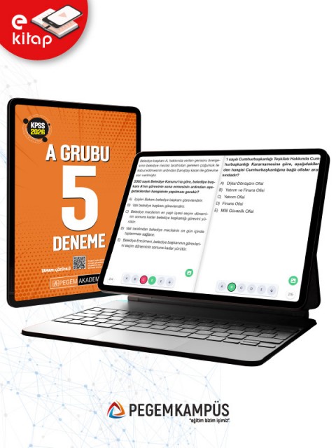 2026 KPSS A Grubu Tamamı Çözümlü 5 E-Deneme