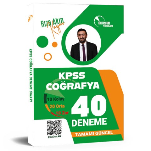 KPSS Coğrafya 40 Deneme