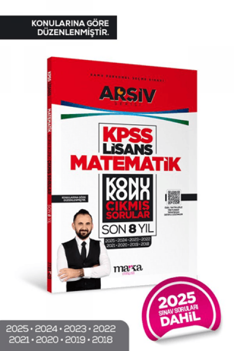 KPSS Lisans Matematik Konu Konu Çıkmış Sorular Son 8 yıl Çıkmış Sorular (2025 Dahil)