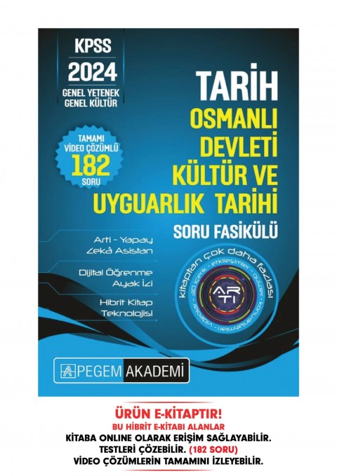 KPSS Tarih - Osmanlı Devleti Kültür ve Uygarlık Tarihi Hibrit Soru Fasikülü