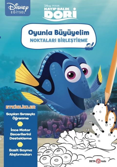 Kayıp Balık Dori - Disney Eğitsel Oyunla Büyüyelim Noktaları Birleştirme