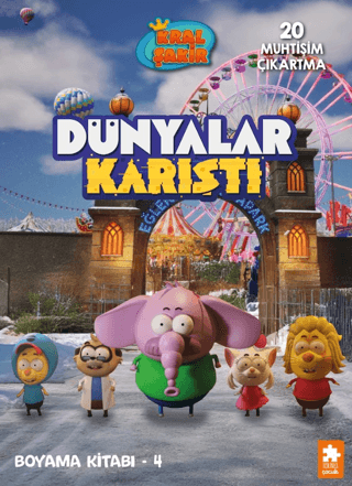 Kral Şakir Dünyalar Karıştı Boyama Kitabı - 4