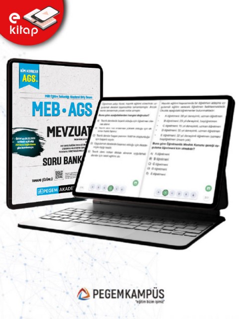 MEB-AGS Kim Korkar Mevzuat Anayasa-222 Sayılı İlköğretim ve Eğitim Kanunu-1739 Sayılı Millî Eğitim Temel Kanunu-7528 Sayılı Öğretmenlik Mesleği Kanunu Tamamı Çözümlü E-Soru Bankası