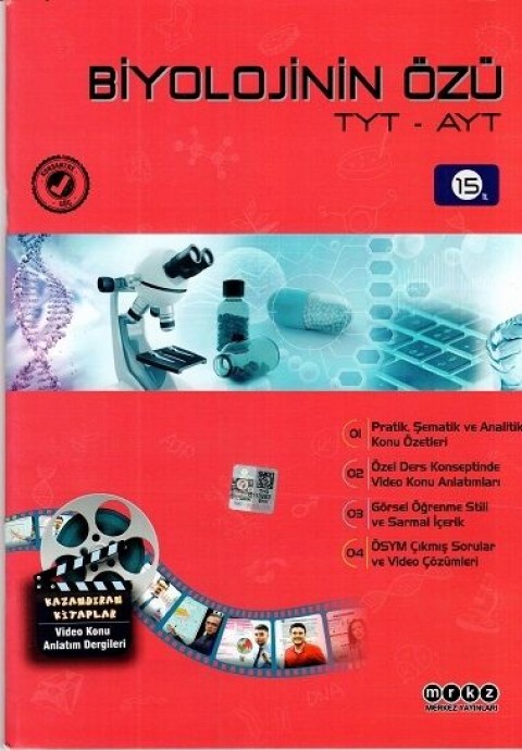 Merkez Yayınları TYT AYT Biyolojinin Özü
