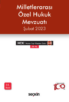 Milletlerarası Özel Hukuk Mevzuatı