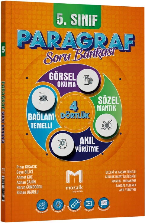 Mozaik Yayınları 5. Sınıf Paragraf Mozaik Soru Bankası