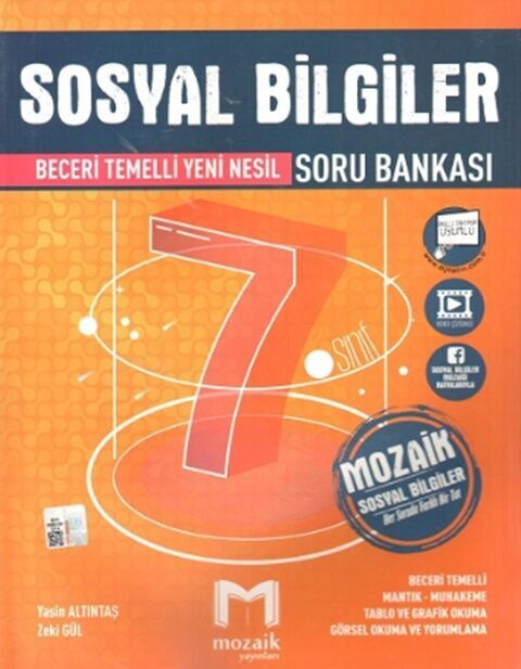 Mozaik Yayınları 7. Sınıf Sosyal Bilgiler Soru Bankası