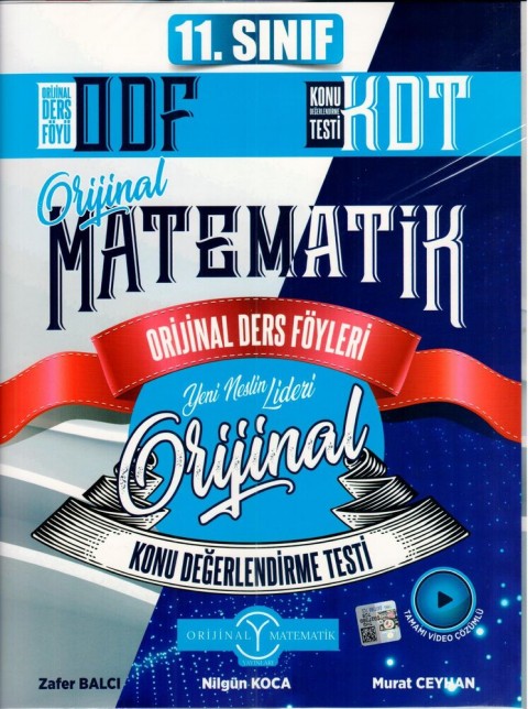 Orijinal Yayınları 11. Sınıf Matematik ODF KDT Seti