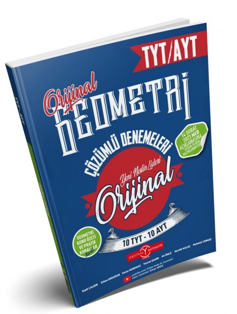Orijinal Yayınları TYT AYT Geometri 20 Deneme