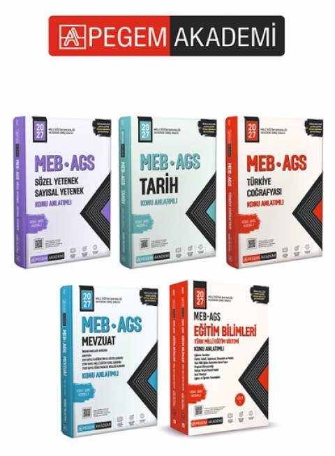 PEGEM AKADEMİ 2027 MEB-AGS Konu Anlatımlı Seti (6.Kitap)