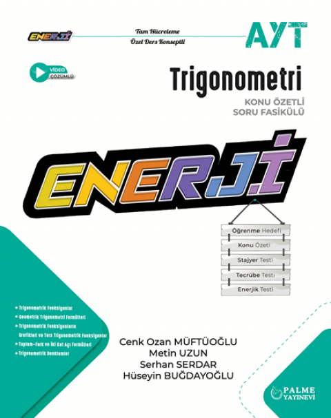 Palme Yks Ayt Enerji Trigonometri Konu Özetli Soru Fasikülleri