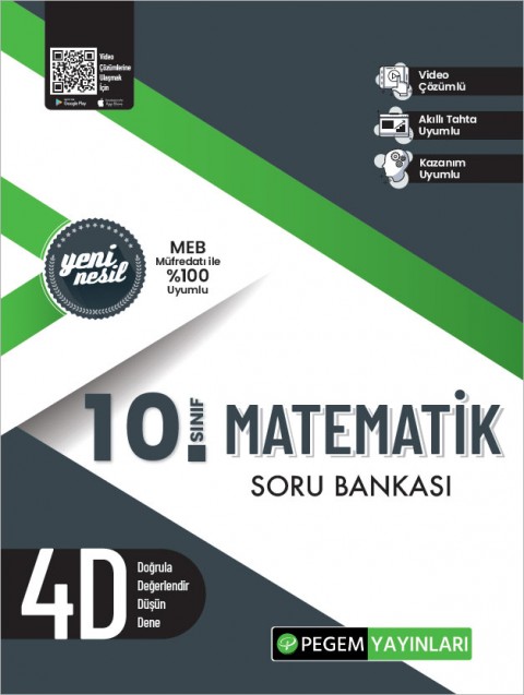 Pegem 10. Sınıf Matematik Soru Bankası