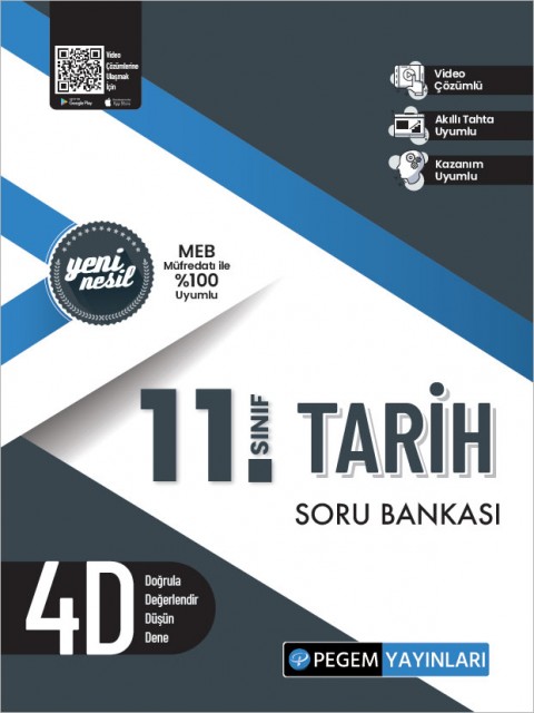 Pegem 11. Sınıf Tarih Soru Bankası