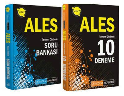 Pegem Akademi 2022 Ales Soru Bankası - Ales 10 Deneme