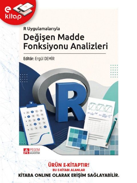 R Uygulamalarıyla Değişen Madde Fonksiyonu Analizleri (e-kitap)