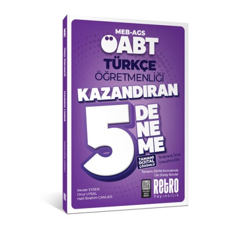 RETRO YAYINCILIK ÖABT TÜRKÇE ÖĞRETMENLİĞİ 5’Lİ DENEME