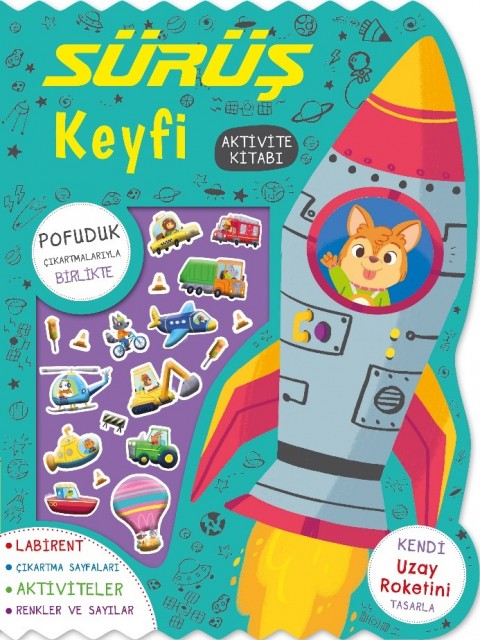 Sürüş Keyfi – Çıkartmalı Aktivite Kitabı