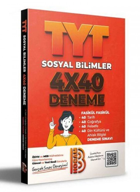 TYT Sosyal Bilimler 4x40 Fasikül Denemeler