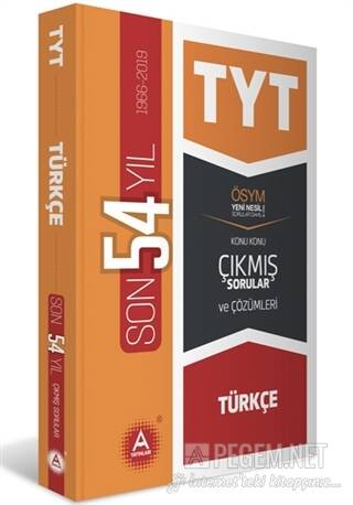 TYT Türkçe Son 54 Yıl Konu Konu Çıkmış Sorular ve Çözümleri