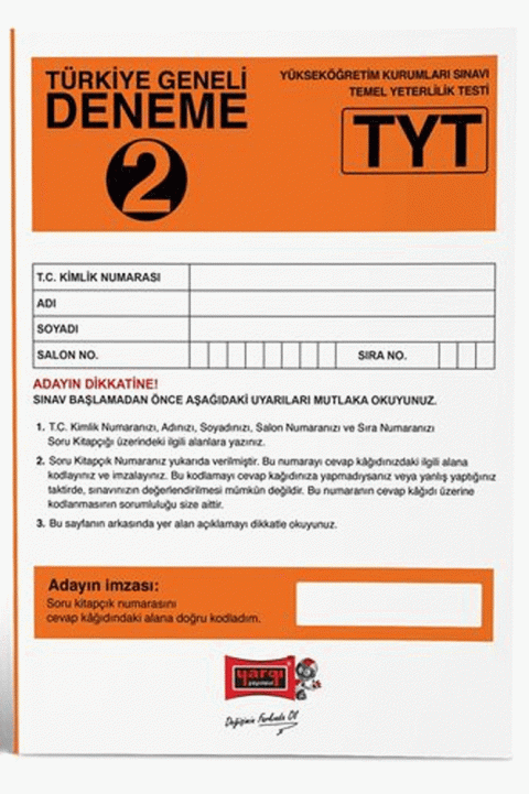 TYT Türkiye Geneli Deneme 2