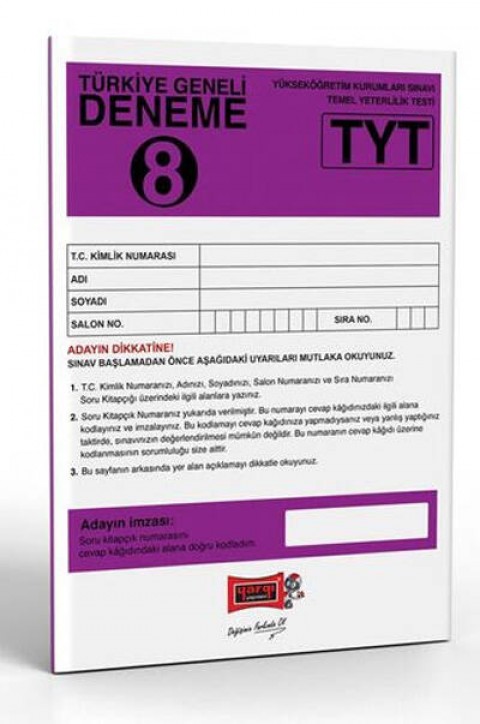 TYT Türkiye Geneli Deneme Sınavı - 8