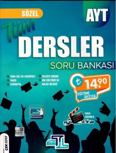 Tümler Yayınları AYT Tüm Dersler Sözel Soru Bankası
