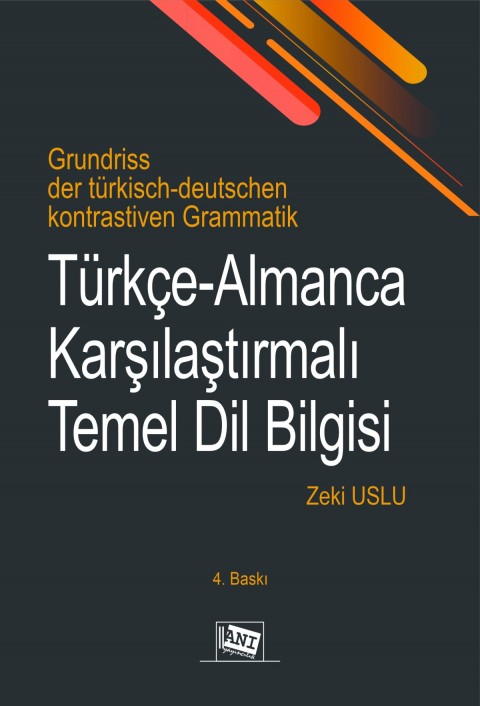 Türkçe-Almanca Karşılaştırmalı Temel Dil Bilgisi
