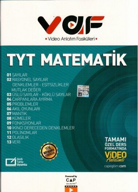 Vaf Yayınları TYT Matematik Video Anlatım Fasikülleri