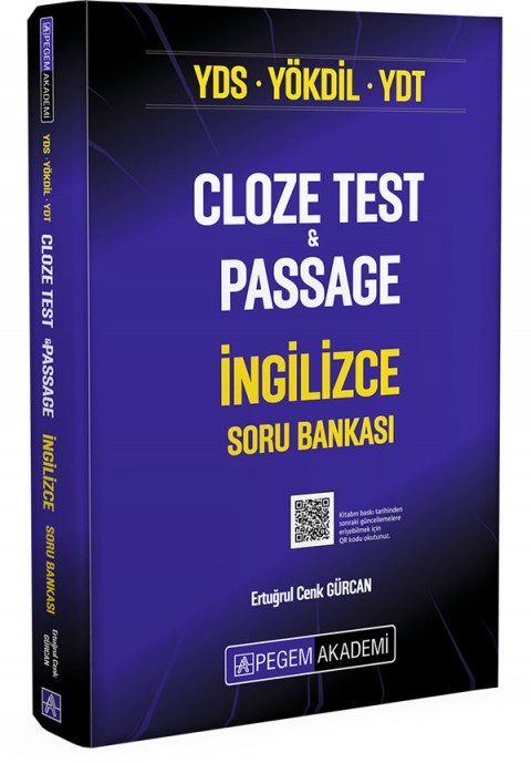 YDS YÖKDİL YDT Cloze Test & Passage İngilizce Soru Bankası