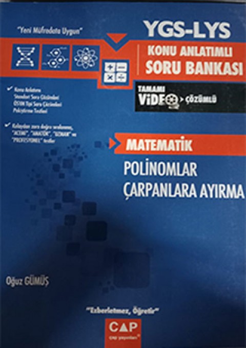 YGS LYS MATEMATİK POLİNOMLAR ÇARPANLARA AYIRMA KONU ANLATIMLI SORU BANKASI