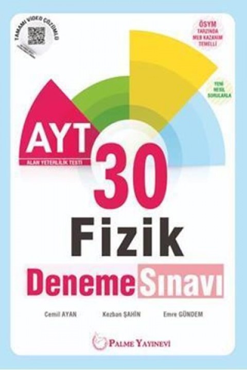 YKS AYT Fizik 30 Deneme Sınavı