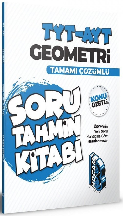 YKS TYT AYT Geometri Konu Özetli Soru Tahmin Kitabı Çözümlü